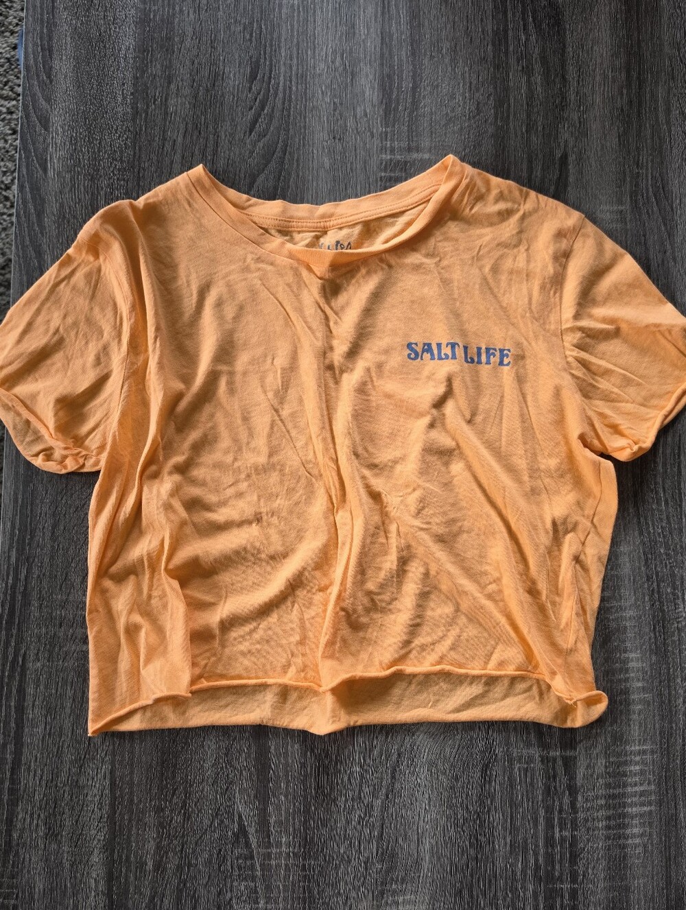 Salt Life "Salty Soul" Cropped Tee